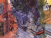 Dufy Raoul Train en gare painting
